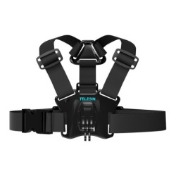 TELESIN Chest Belt Strap + J Hook for Action Cameras