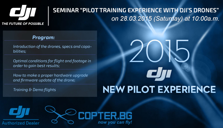 Workshop DJI, Copter.BG and Copters.EU