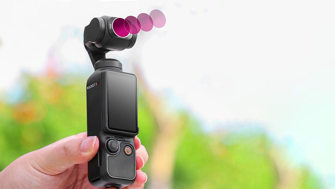 Sunnylife DJI Osmo Pocket 3 Filters Set (ND16, ND64, ND256)